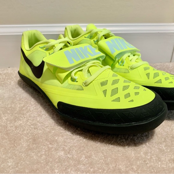 Nike Zoom SD 4 Track & Field Throwing Shoes Volt Black DR9935-700 Various sizes - Picture 3 of 9